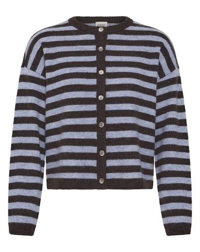 Fransa - FRIdaa Cardigan 1 - Hot Fudge Stripe